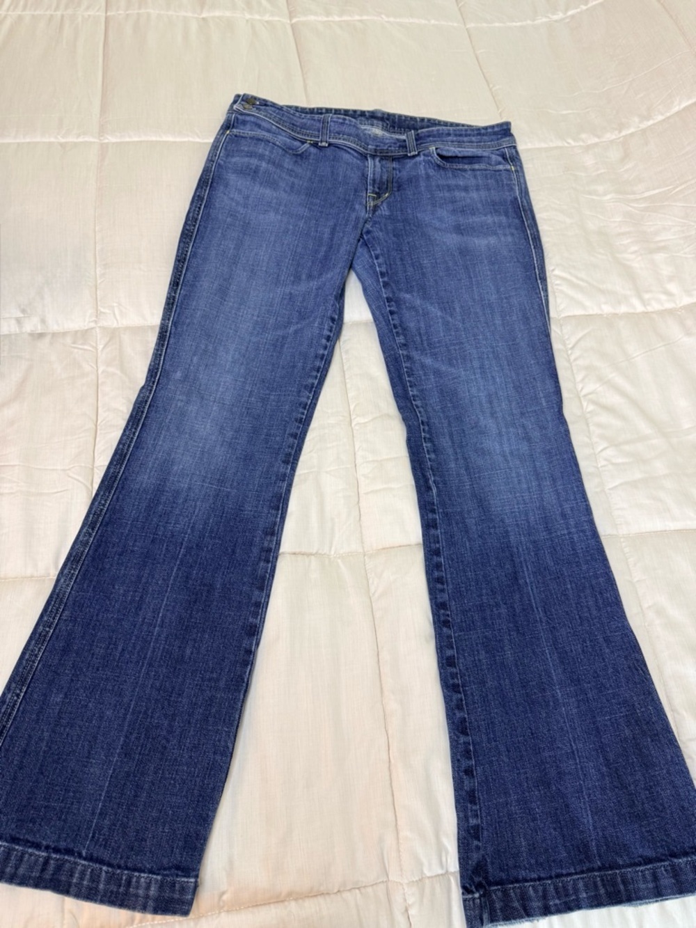 Citizens of Humanity denim jeans low rise flare medium wash vintage Y2K tall 32